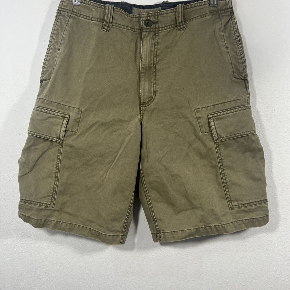 Old Navy Shorts Mens 31 Olive Cargo Military Paratrooper Tactical Outdoor Y2K